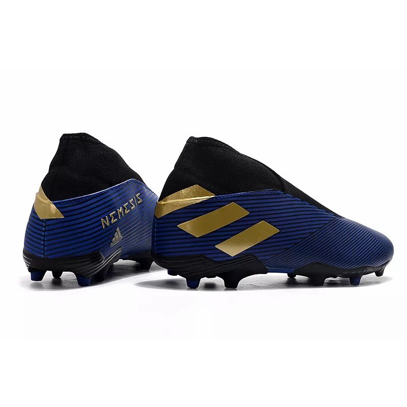 Botas de Fútbol Adidas Nemeziz 19.3 Laceless FG Mujer Negro  /  Azul  /  Rojo  /  Blanco (#39~#45)