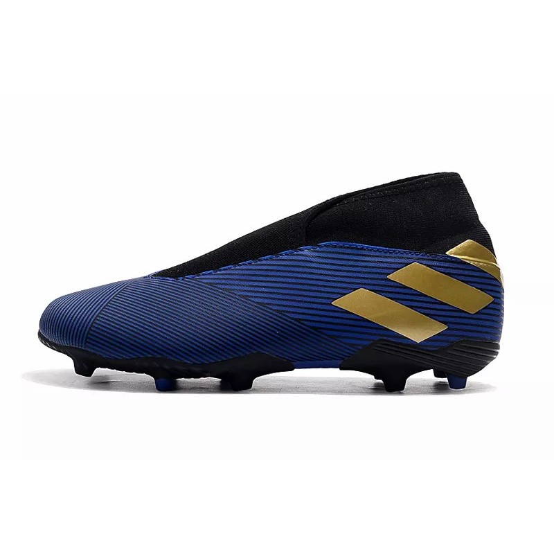 Botas de Fútbol Adidas Nemeziz 19.3 Laceless FG Mujer Negro  /  Azul  /  Rojo  /  Blanco (#39~#45)