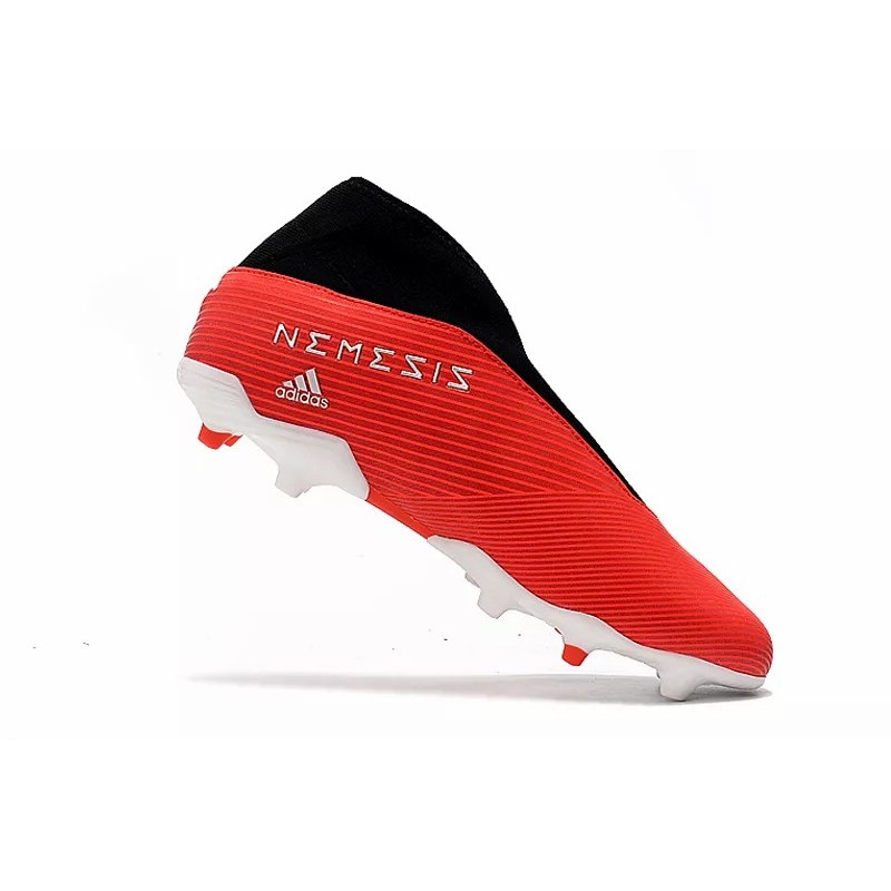 Botas de Fútbol Adidas Nemeziz 19.3 Laceless FG Mujer Negro  /  Azul  /  Rojo  /  Blanco (#39~#45)