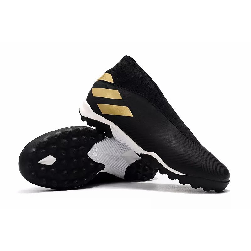 Botas de Fútbol Adidas Nemeziz 19.3 Laceless TF Mujer Blanco  /  Negro  /  Rojo  /  Azul (#39~#45)