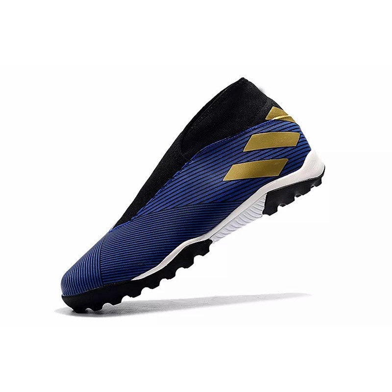 Botas de Fútbol Adidas Nemeziz 19.3 Laceless TF Mujer Blanco  /  Negro  /  Rojo  /  Azul (#39~#45)