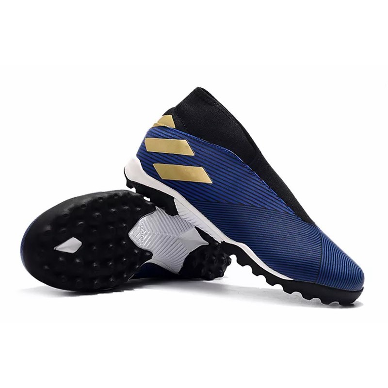 Botas de Fútbol Adidas Nemeziz 19.3 Laceless TF Mujer Blanco  /  Negro  /  Rojo  /  Azul (#39~#45)