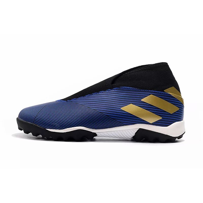Botas de Fútbol Adidas Nemeziz 19.3 Laceless TF Mujer Blanco  /  Negro  /  Rojo  /  Azul (#39~#45)
