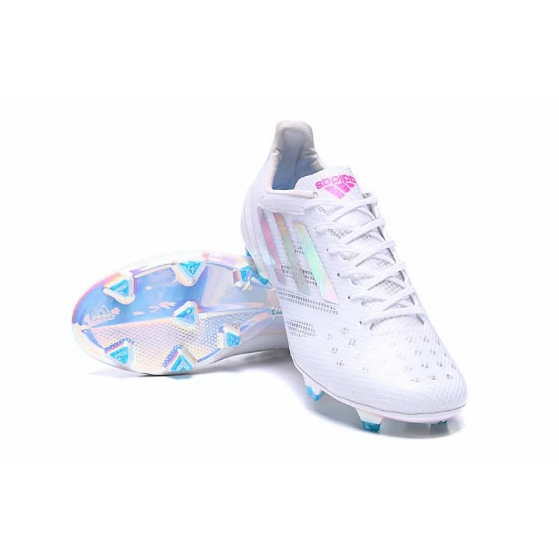 Botas de Fútbol Adidas X99 19.1 FG Ultraligera Hombre Blanco&Rosa (#39~#45)