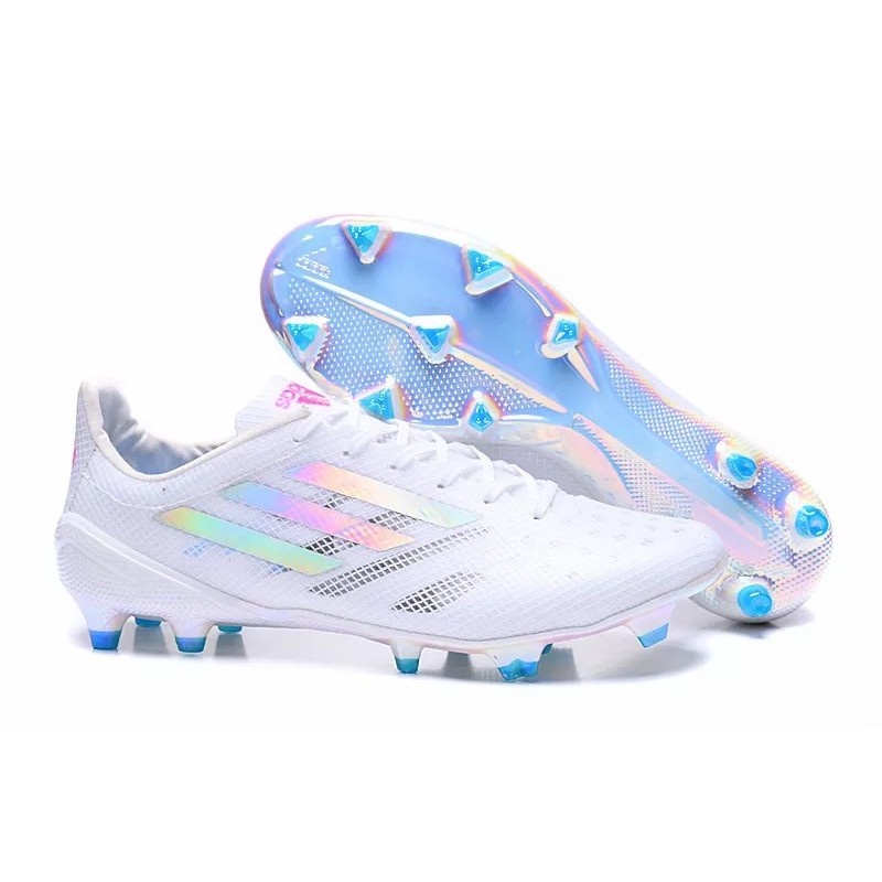 Botas de Fútbol Adidas X99 19.1 FG Ultraligera Hombre Blanco&Rosa (#39~#45)