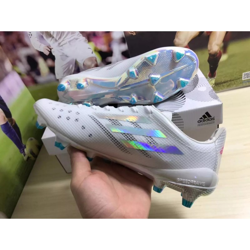 Botas de Fútbol Adidas X99 19.1 FG Ultraligera Hombre Blanco&Rosa (#39~#45)