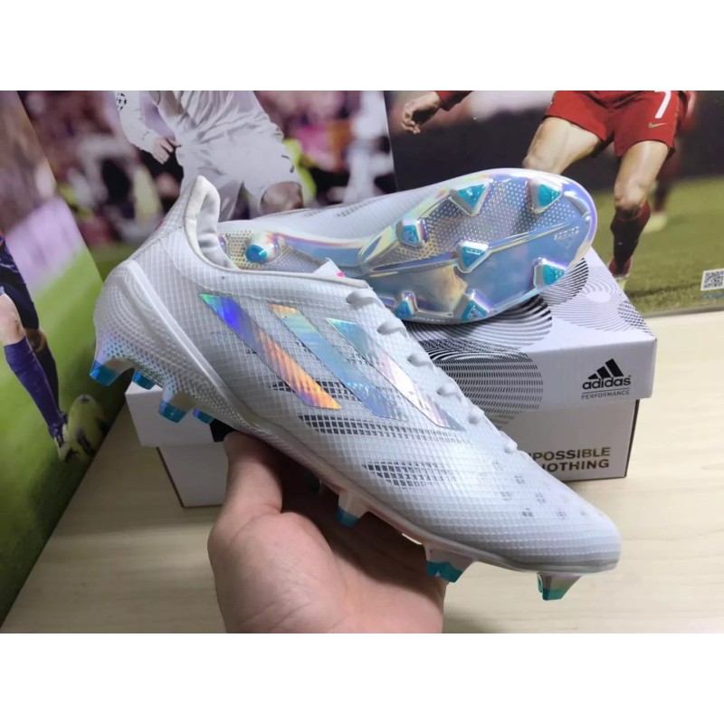 Botas de Fútbol Adidas X99 19.1 FG Ultraligera Hombre Blanco&Rosa (#39~#45)