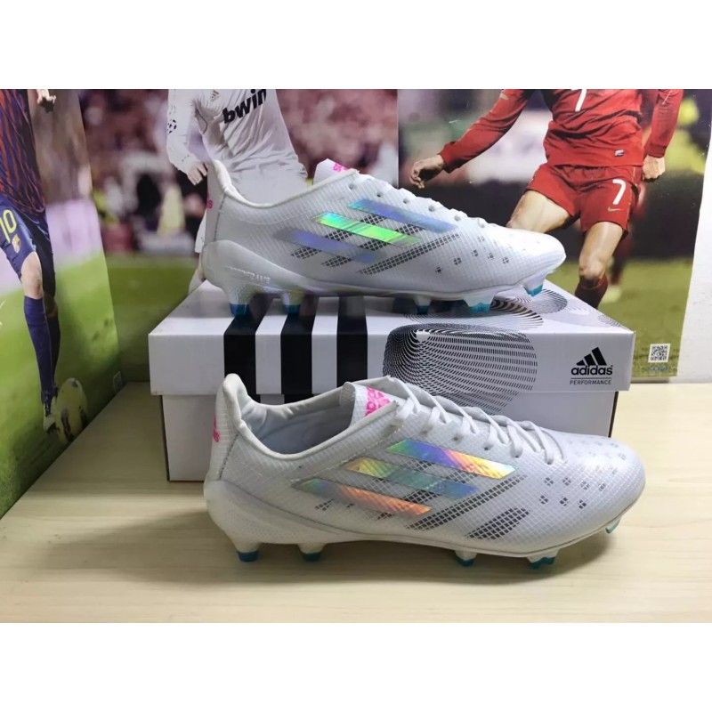 Botas de Fútbol Adidas X99 19.1 FG Ultraligera Hombre Blanco&Rosa (#39~#45)