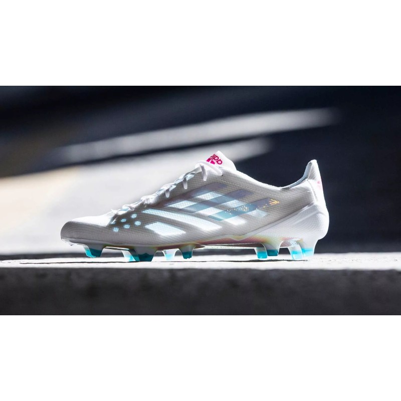 Botas de Fútbol Adidas X99 19.1 FG Ultraligera Hombre Blanco&Rosa (#39~#45)