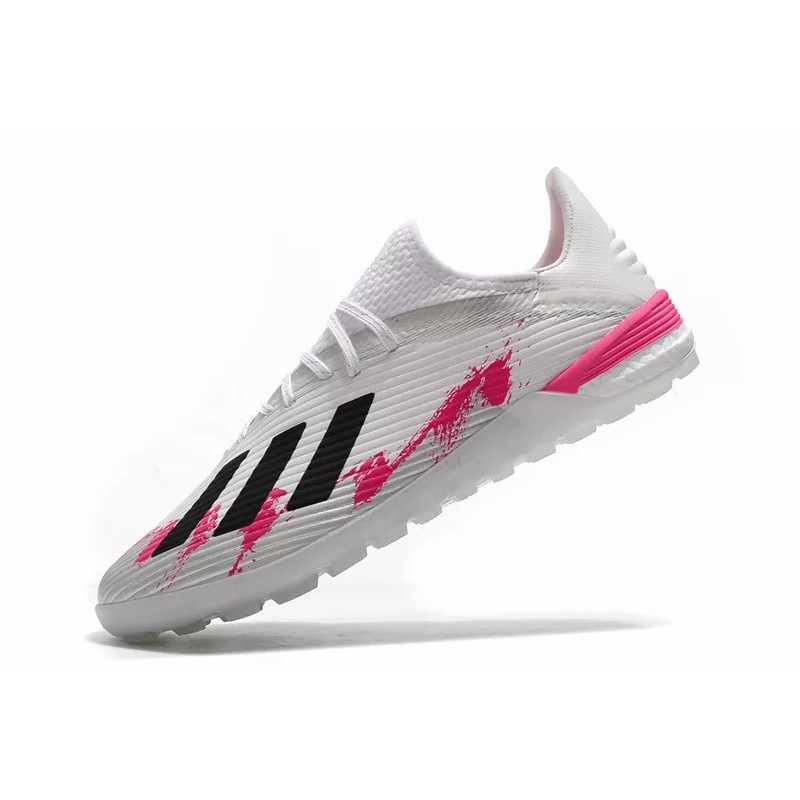 Botas de Fútbol Adidas X 19.1 TF Hombre Blanco&Rosa (#39~#45)