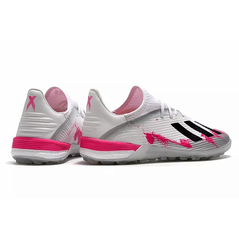 Botas de Fútbol Adidas X 19.1 TF Hombre Blanco&Rosa (#39~#45)