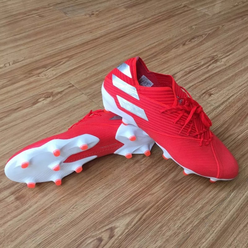 Botas de Fútbol Adidas Nemeziz 19.1 FG Messi Hombre Azul / Rojo / Rosa / Negro / Azul Marino / Blanco / Amarillo Fluorescente (#38~#45)