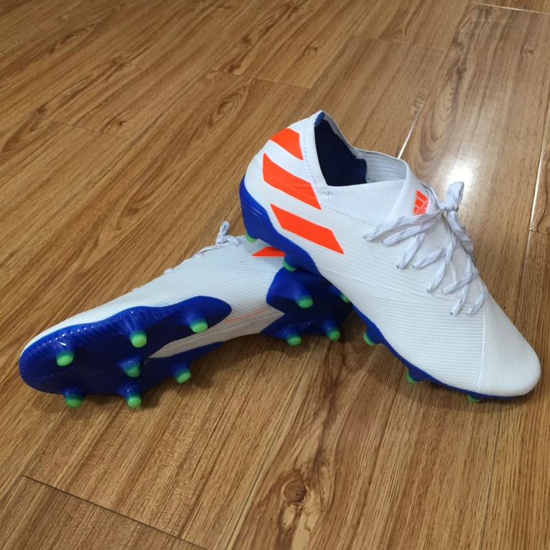 Botas de Fútbol Adidas Nemeziz 19.1 FG Messi Hombre Azul / Rojo / Rosa / Negro / Azul Marino / Blanco / Amarillo Fluorescente (#38~#45)
