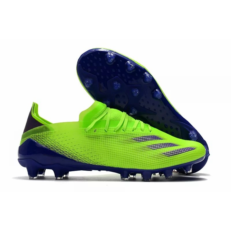 Botas de Fútbol Adidas X Ghosted .1 AG Hombre Amarillo Fluorescente&Púrpura (#38~#45)