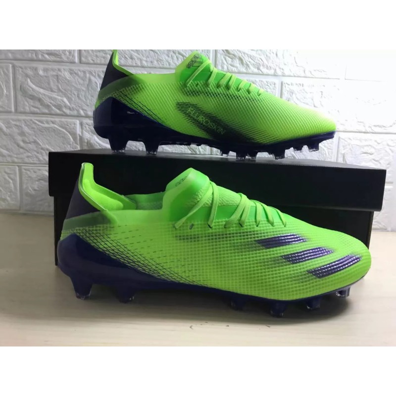 Botas de Fútbol Adidas X Ghosted .1 AG Hombre Amarillo Fluorescente&Púrpura (#38~#45)