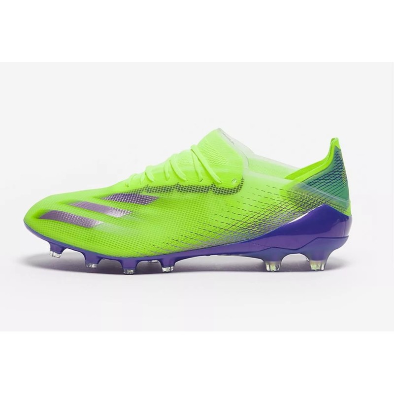 Botas de Fútbol Adidas X Ghosted .1 AG Hombre Amarillo Fluorescente&Púrpura (#38~#45)