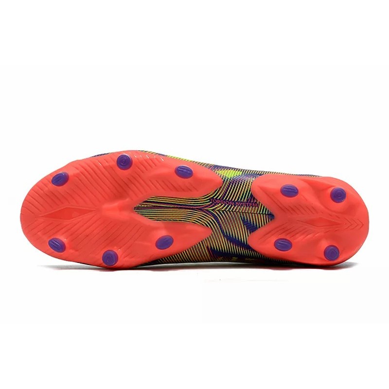 Botas de Fútbol Adidas Nemeziz .1 FG Messi Hombre Azul&Amarillo Fluorescente&Naranja (#38~#45)