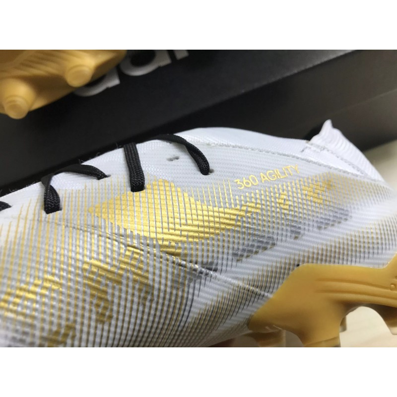 Botas de Fútbol Adidas Nemeziz .1 FG Messi Hombre Blanco&Dorado&Negro (#38~#45)