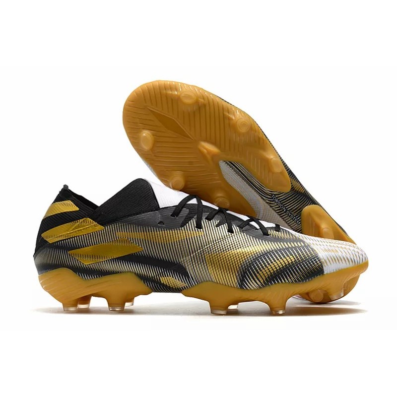 Botas de Fútbol Adidas Nemeziz .1 FG Messi Hombre Blanco&Dorado&Negro (#38~#45)