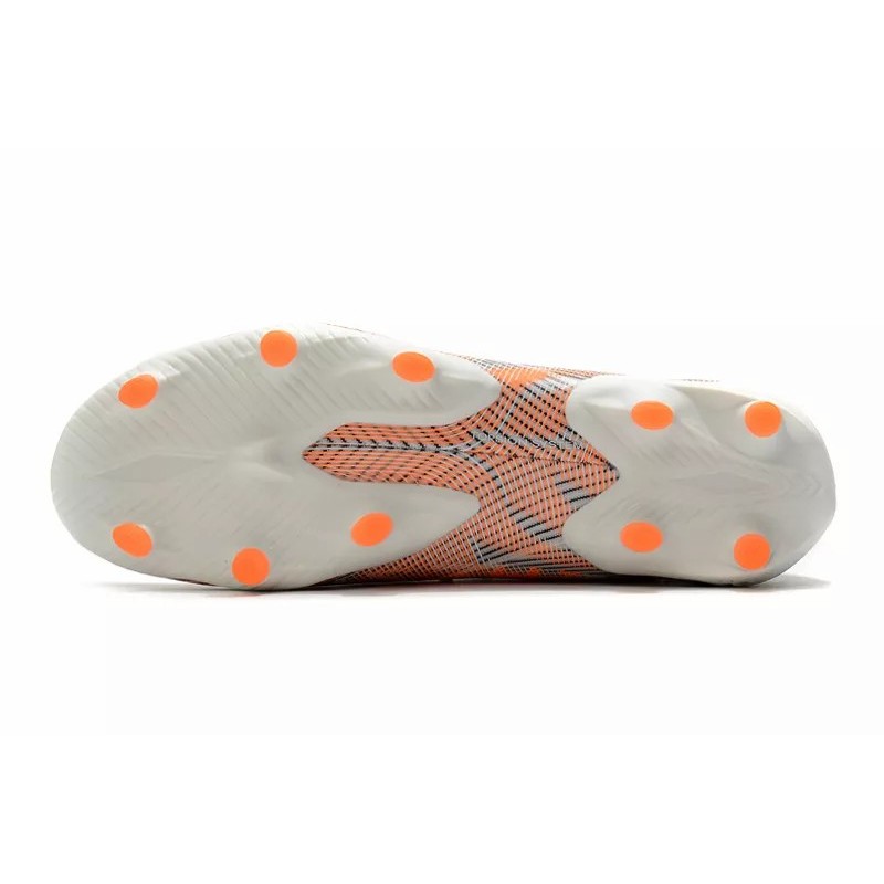 Botas de Fútbol Adidas Nemeziz Messi Rey Del Balon .1 FG Hombre Negra Raya&Naranja&Blanco (#38~#45)