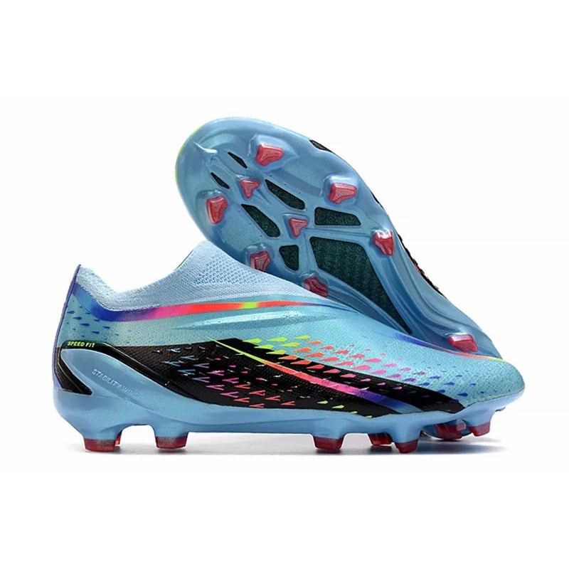 Botas de Fútbol Adidas X Speedportal.1 FG Copa Mundial 2022 Hombre Azul Celeste (#39~#45)