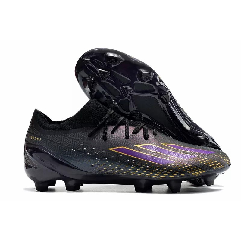 Botas de Fútbol Adidas X Speedportal.1 FG Copa Mundial 2022 Hombre Negro&Púrpura (#39~#45)