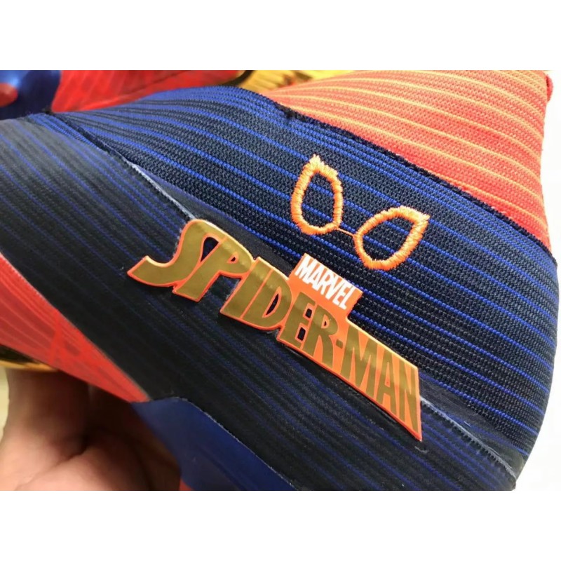 Botas de Fútobol Adidas Nemeziz 19+FG X Marvel Hombre Rojo&Azul&Negro (#38~#46)