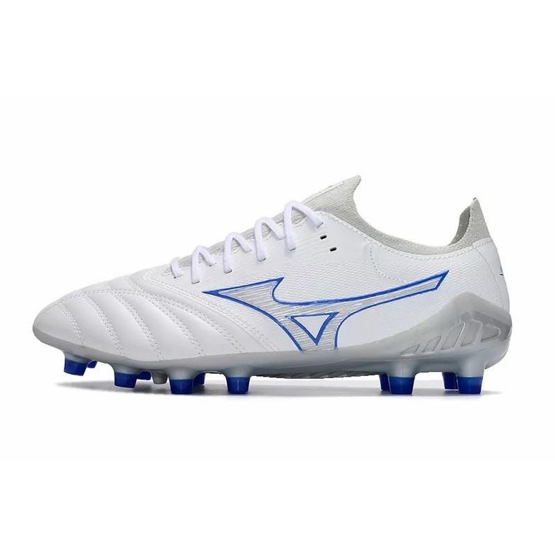 Botas de Fútbol Mizuno Morelia Neo III FG Blanco&Azul&Gris (#39~#45)
