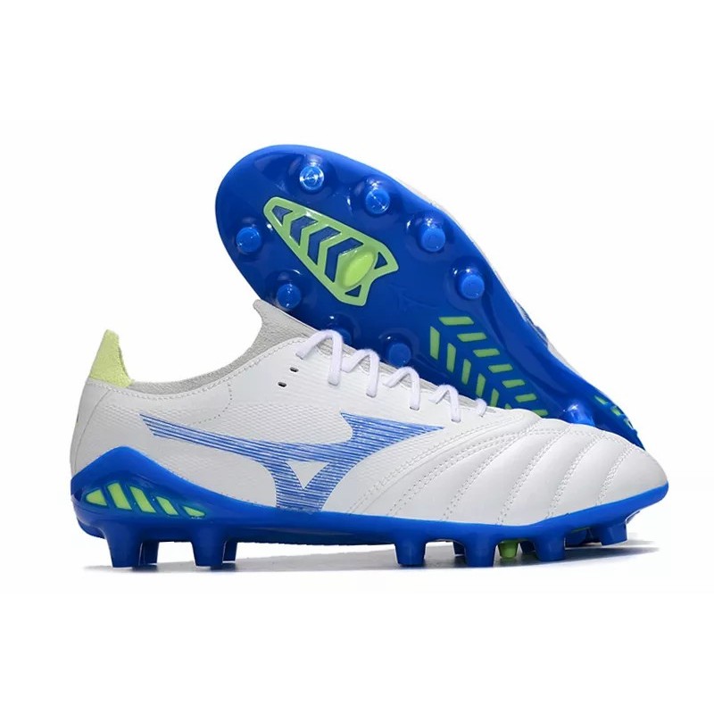 Botas de Fútbol Mizuno Morelia Neo III FG Blanco&Azul&Verde (#39~#45)