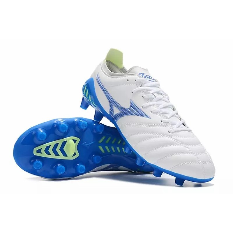 Botas de Fútbol Mizuno Morelia Neo 3 FG Blanco&Azul&Verde (#39~#45)