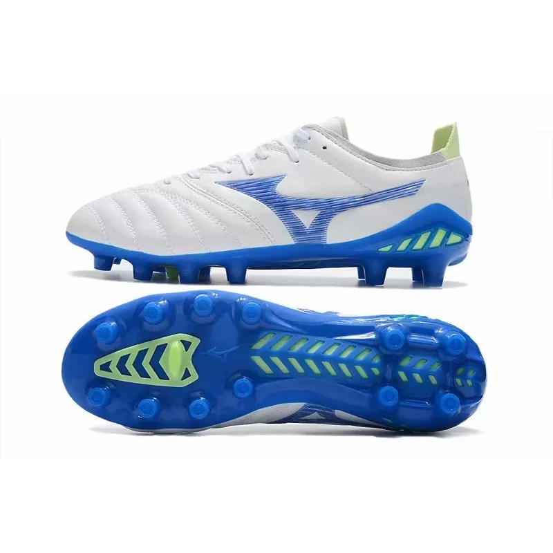 Botas de Fútbol Mizuno Morelia Neo 3 FG Blanco&Azul&Verde (#39~#45)