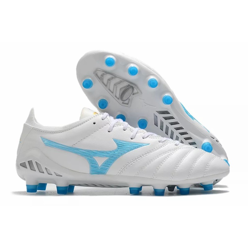 Botas de Fútbol Mizuno Morelia Neo 3 FG Blanco&Azul Claro (#39~#45)