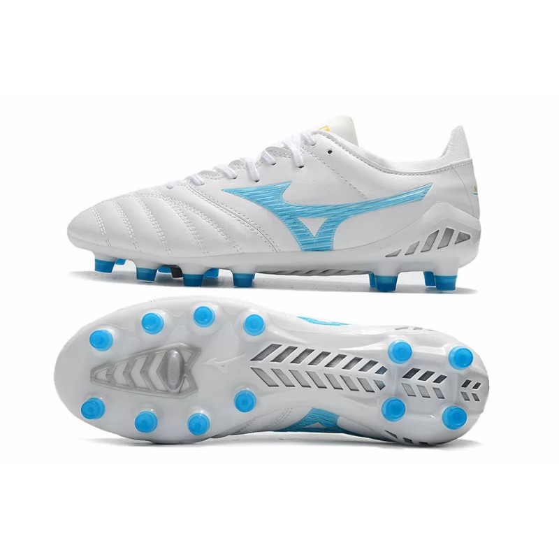 Botas de Fútbol Mizuno Morelia Neo 3 FG Blanco&Azul Claro (#39~#45)