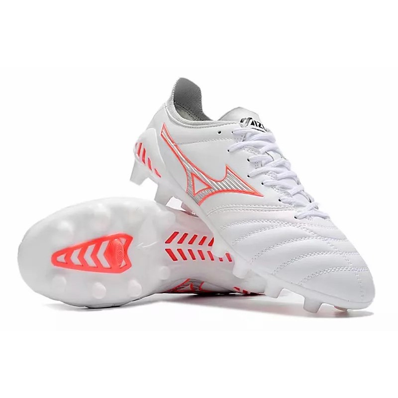 Botas de Fútbol Mizuno Morelia Neo 3 FG Blanco&Rojo (#39~#45)