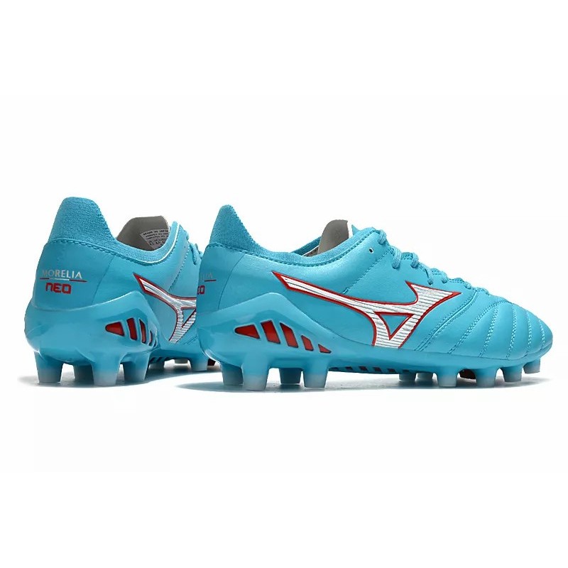 Botas de Fútbol Mizuno Morelia Neo 3 FG Azul Claro (#39~#45)
