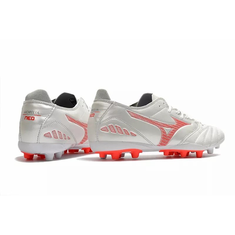 Botas de Fútbol Mizuno Morelia Neo AG Hombre Blanco&Rojo (#39~#45)