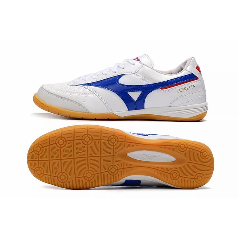 Botas de Fútbol Mizuno Morelia Sala Japn IC Hombre Blanco&Azul / Blanco&Negro (#39~#45)