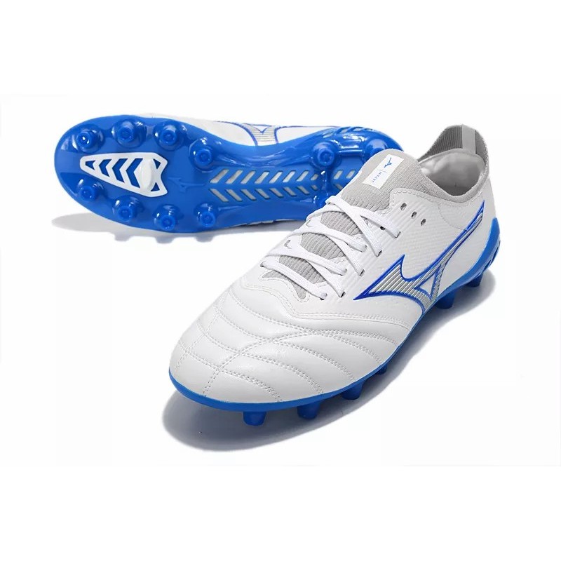 Botas de Fútbol Mizuno Morelia Neo III FG Hombre Blanco&Azul (#39~#45)