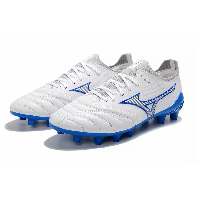 Botas de Fútbol Mizuno Morelia Neo III FG Hombre Blanco&Azul (#39~#45)