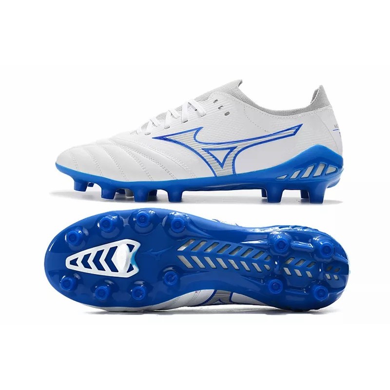 Botas de Fútbol Mizuno Morelia Neo III FG Hombre Blanco&Azul (#39~#45)