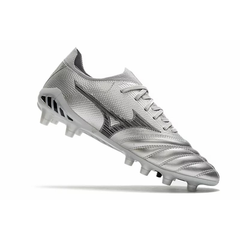 Botas de Fútbol Mizuno Morelia Neo III FG Hombre Plateado (#39~#45)