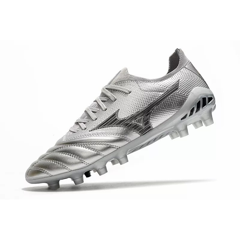 Botas de Fútbol Mizuno Morelia Neo III FG Hombre Plateado (#39~#45)