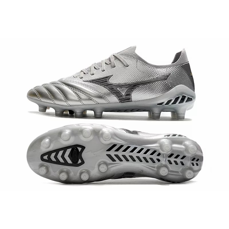 Botas de Fútbol Mizuno Morelia Neo III FG Hombre Plateado (#39~#45)