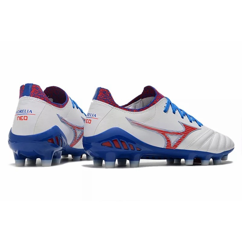 Botas de Fútbol Mizuno Morelia Neo III FG Hombre Blanco (#39~#45)