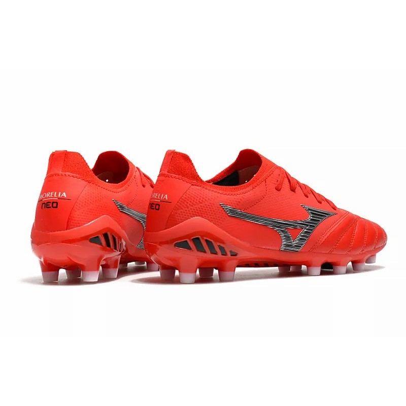 Botas de Fútbol Mizuno Morelia Neo III FG Hombre Rojo (#39~#45)