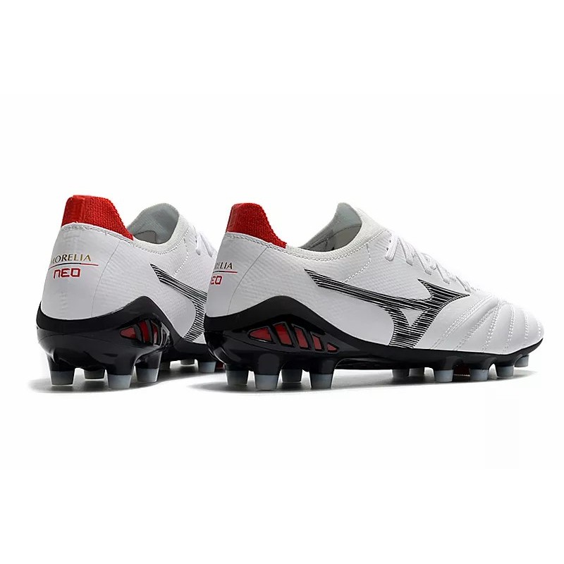 Botas de Fútbol Mizuno Morelia Neo III FG Hombre Blanco&Rojo / Blanco&Negro / Azul / Negro (#39~#45)