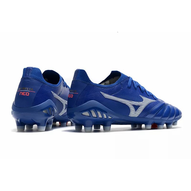 Botas de Fútbol Mizuno Morelia Neo III FG Hombre Blanco&Rojo / Blanco&Negro / Azul / Negro (#39~#45)