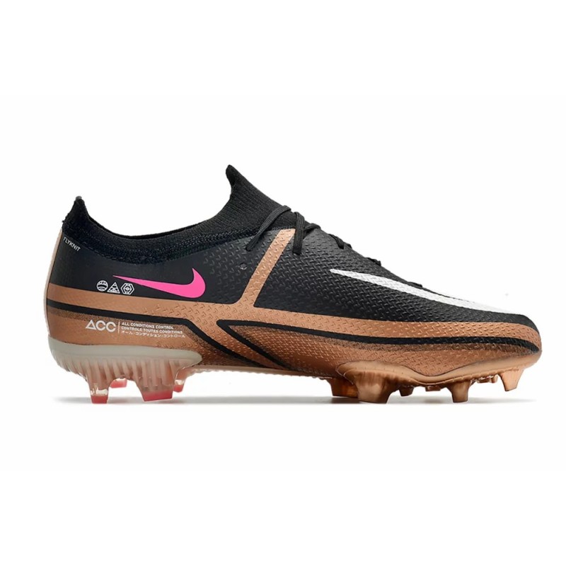 Botas de Fútbol Nike Phantom GT2 DF Elite FG Negro&Marrón (#39~#45)