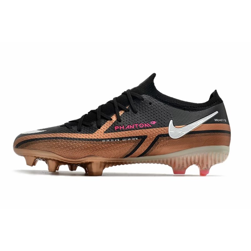 Botas de Fútbol Nike Phantom GT2 DF Elite FG Negro&Marrón (#39~#45)