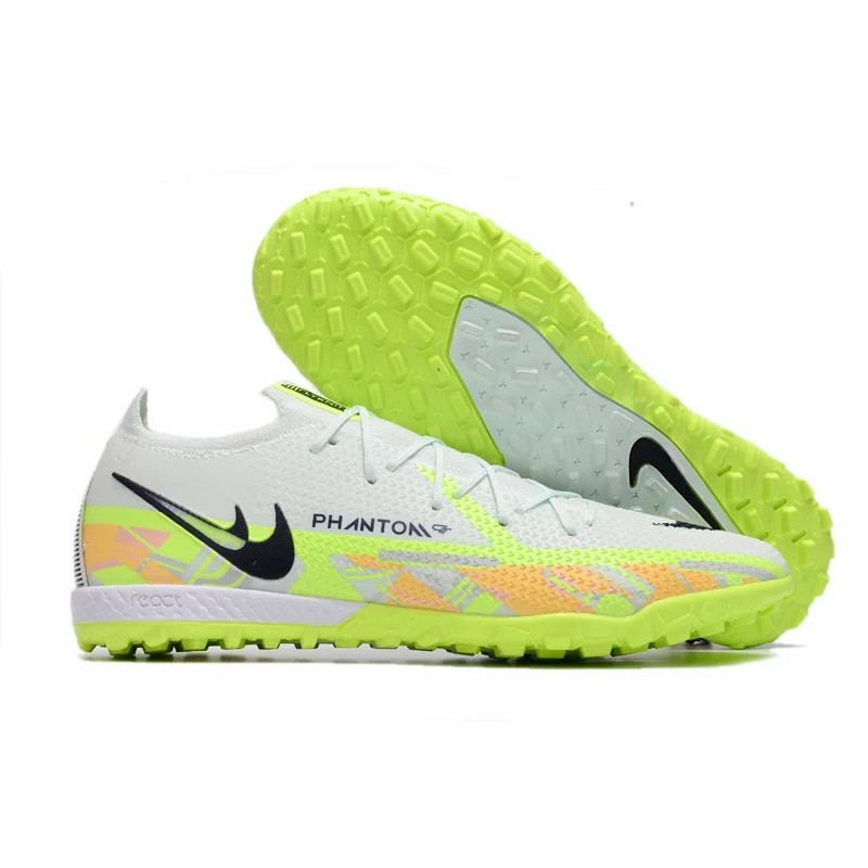 Botas de Fútbol Nike Phantom GT2 Elite TF Verde Claro&Amarillo Fluorescente (#39~#45)